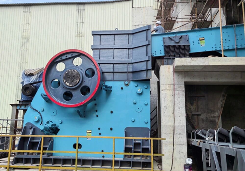 再創(chuàng)佳績！上海山美股份JC771超1800噸/小時大型顎破成功應(yīng)用于柳州祥云建材技改項目